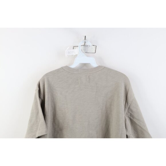 Buck Mason Mens Size Large Field Spec 90s Boxy Heavyweight T-Shirt Gray Cotton - Picture 10 of 11
